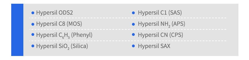 Hypersil填料分析柱